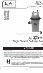 Jandy CS250 Посібник з монтажу та експлуатації