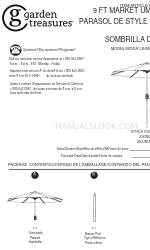 Garden Treasures 0740203 Assembly Instructions