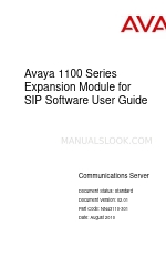 Avaya 1100 Series ソフトウェア取扱説明書