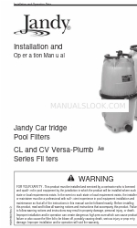 Jandy Versa-Plumb CL580 Instrukcja instalacji i obsługi