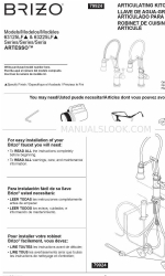 Brizo ARTESSO 63125LF-RB Installationsanleitung Handbuch