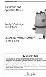 Jandy Versa-Plumb CV460 Installatie- en bedieningshandleiding