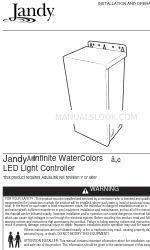 Jandy Infinite WaterColors IWCP50W100 設置および操作マニュアル