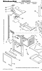 KitchenAid KEBS277DAL1 Lista de piezas