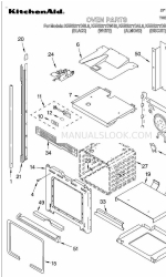 KitchenAid KEBS277DAL6 Lista de piezas