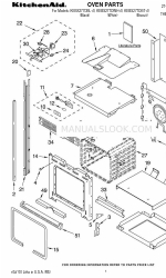 KitchenAid KEBS277DBL10 Lista de peças