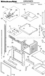 KitchenAid KEBS277DBL8 Lista de peças