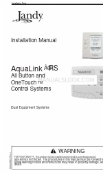 Jandy AquaLink RS series Instrukcja instalacji