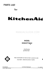 KitchenAid KEBS277SAL2 Lista części