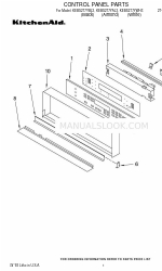 KitchenAid KEBS277YAL3 Liste des pièces