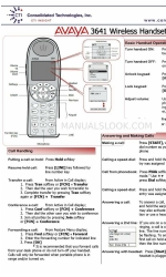 Avaya 3641 Kullanıcı Kılavuzu