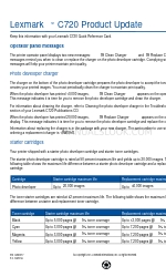 Lexmark C720 SERIES Actualización de productos