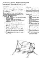 Garden4you SWING MELODY 27651 Instrucciones de montaje