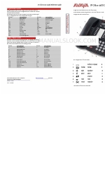 Avaya 4400 Series Quick Reference Manual