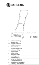 Gardena 380 Operating Instructions Manual