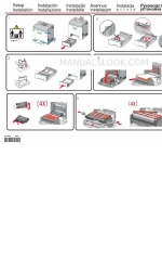 Lexmark C746 Hoja de configuración