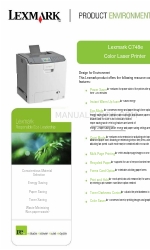 Lexmark C748e Quick Manual