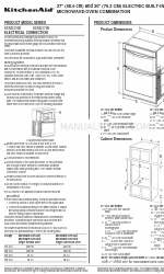 KitchenAid KEMS309B Dimensioni del prodotto