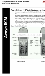 Avaya 6120 Gebruiksaanwijzing Addendum