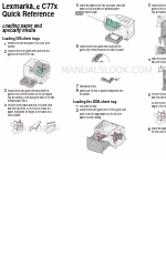 Lexmark C770 Skrócona instrukcja obsługi