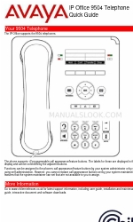 Avaya 9504 Quick Manual