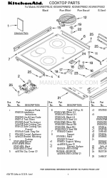 KitchenAid KESA907PSS - ARCHITECT Series: 30'' Slide-In Electric Range パーツリスト