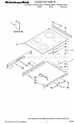 KitchenAid KESK901SBL01 Elenco delle parti