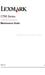 Lexmark C792 Family Maintenance Manual