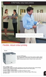 Lexmark C792de Brochure & specificaties