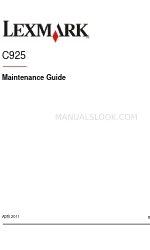 Lexmark C925 Manuale di manutenzione