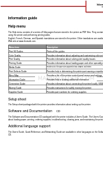 Lexmark C925 Informationshandbuch