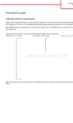 Lexmark C950 Series Manual Cacat Cetak