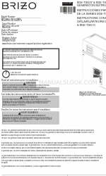 Brizo 8GE-TSG07-208-1 Manual de instruções