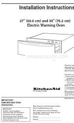 KitchenAid Oven 取付説明書