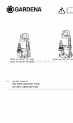 Gardena 11000 AS CLEAR Operator's Manual