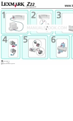 Lexmark Color Jetprinter Z12 Setup Sheet