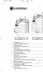 Gardena 13000 aquasensor Gebruiksaanwijzing