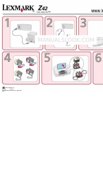 Lexmark Color Jetprinter Z42 Setup Sheet