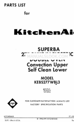 KitchenAid SUPERBA KEBS277WBL3 パーツリスト