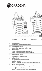 Gardena 21000 inox Manual de Instruções