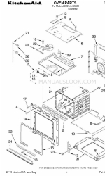 KitchenAid W10250482 Lista de piezas