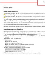 Lexmark CS510 Series Instrukcja przenoszenia