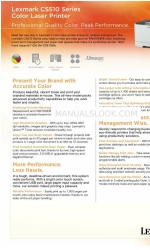 Lexmark CS510 Series Brochure & specificaties