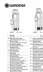 Gardena 6000/4 Інструкція з експлуатації Посібник з експлуатації