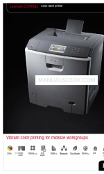 Lexmark CS748de Брошура та технічні характеристики