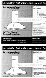 KitchenAid 6899551 取付説明書および取扱説明書