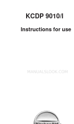 KitchenAid KCDP 9010/I Instructions For Use Manual