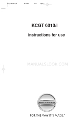 KitchenAid KCGT 6010/I Manuale di istruzioni