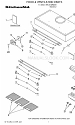 KitchenAid KHLU182MSS0 Parça Listesi