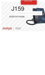 Avaya J159 Beknopte handleiding